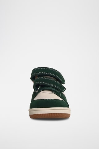 Sneakers in pelle - Bianco e verde