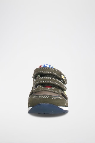 Sneakers in pelle Hack - Rosso, verde, giallo e grigio