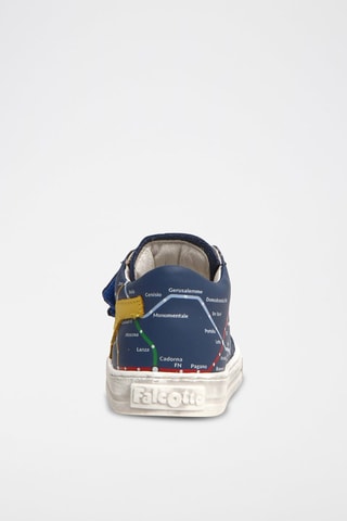 Sneakers in pelle - Blu