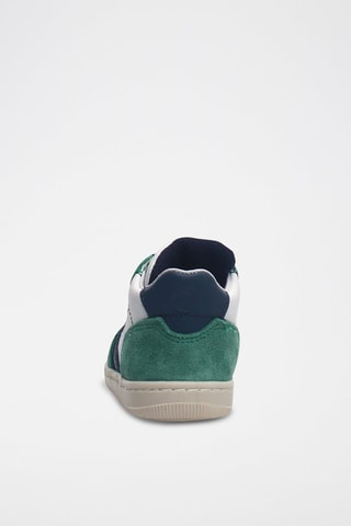 Sneakers in pelle - Verde e bianco