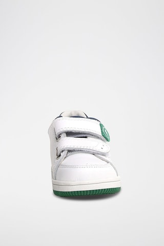 Sneakers in pelle - Bianco e blu
