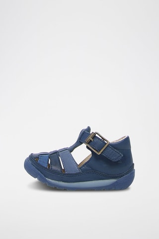 Sandali in pelle - Blu