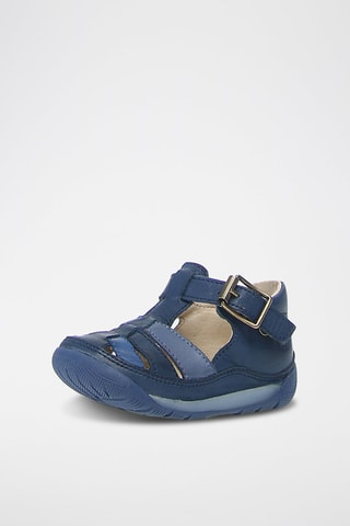 Sandali in pelle - Blu