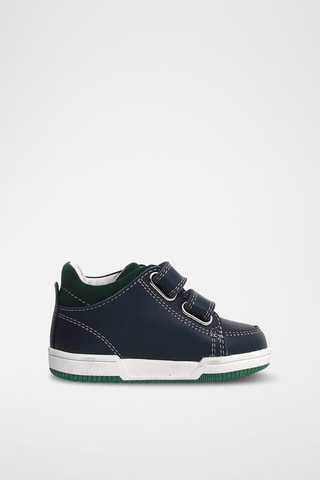 Sneakers in pelle - Blu e verde