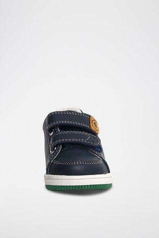 Sneakers in pelle - Blu e verde