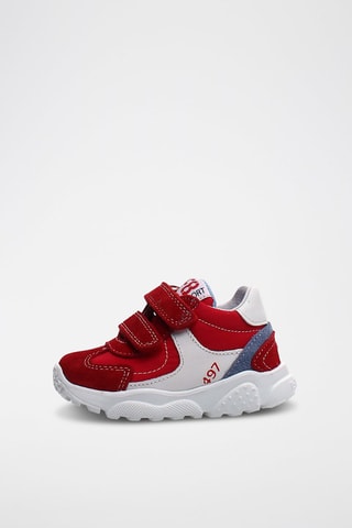 Sneakers in pelle di vitello - Rosso