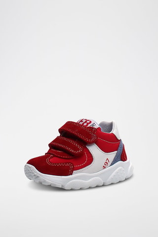 Sneakers in pelle di vitello - Rosso
