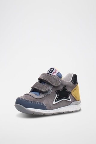 Sneakers in pelle - Grigio
