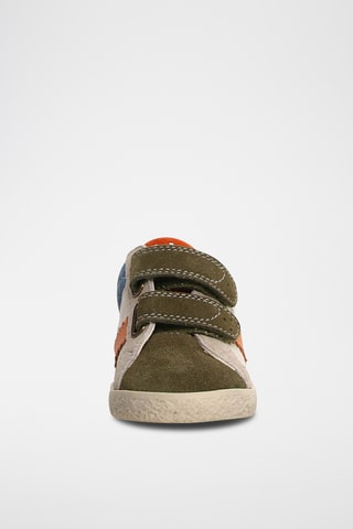 Sneakers in pelle - Bianco e verde