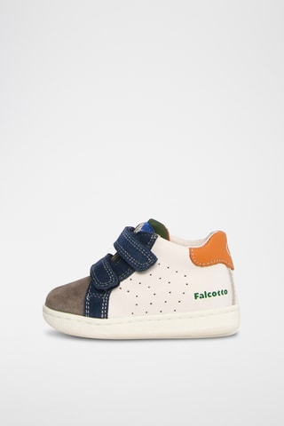 Sneakers in pelle - Grigio e nero