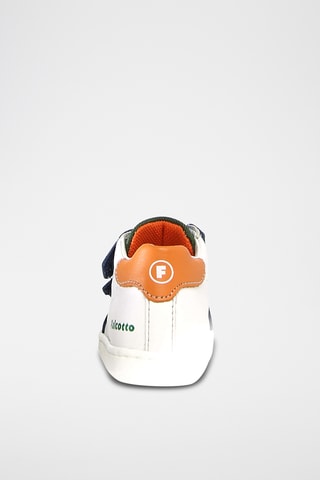 Sneakers in pelle - Grigio e nero