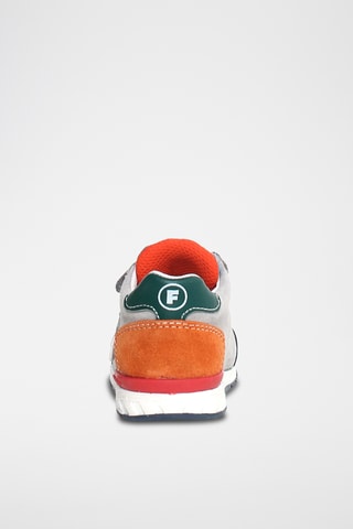 Sneakers in pelle - Blu e grigio