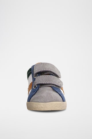 Sneakers in pelle - Bianco e grigio