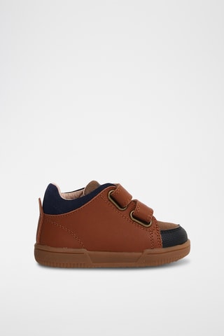 Sneakers in pelle - Marrone e nero