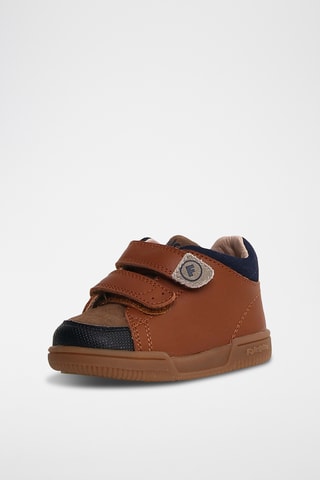Sneakers in pelle - Marrone e nero