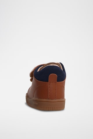 Sneakers in pelle - Marrone e nero