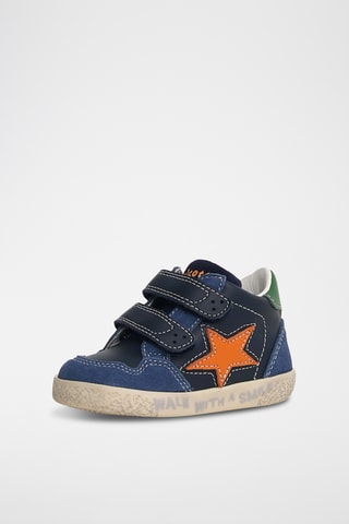 Sneakers in pelle - Blu