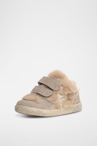 Sneakers in pelle - Beige