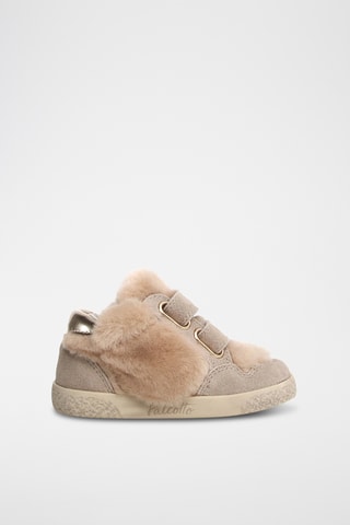 Sneakers in pelle - Beige