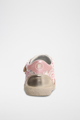 Sneakers in pelle - Argentato e rosa