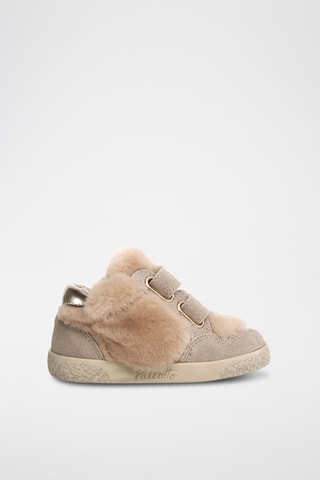 Sneakers in pelle - Beige