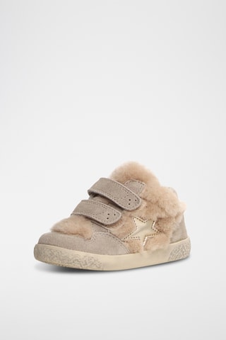 Sneakers in pelle - Beige