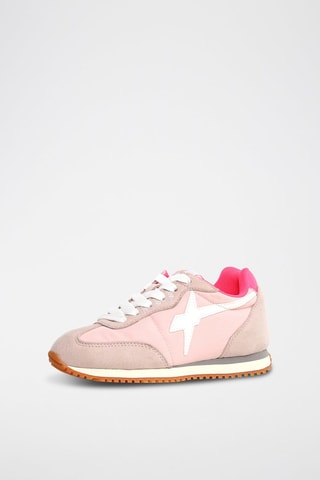 Sneakers - Bianco, beige e rosa