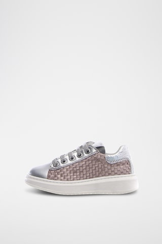 Sneakers in pelle - Argentato