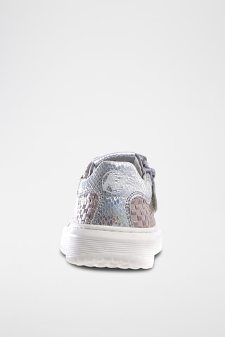 Sneakers in pelle - Argentato