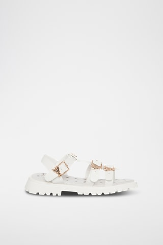 Sandali in pelle - Bianco