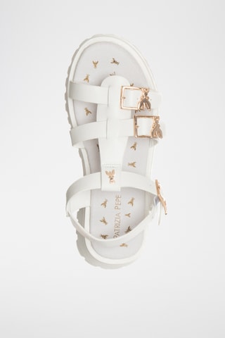 Sandali in pelle - Bianco