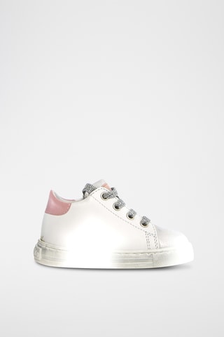 Sneakers in pelle - Bianco e grigio