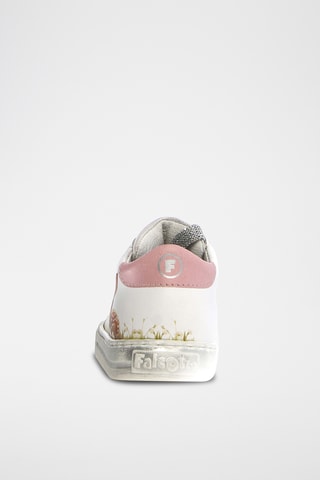 Sneakers in pelle - Bianco e grigio