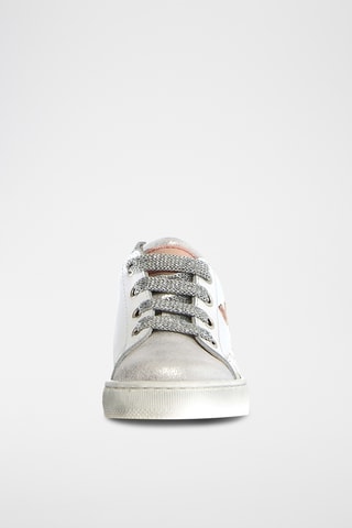 Sneakers in pelle - Bianco e grigio