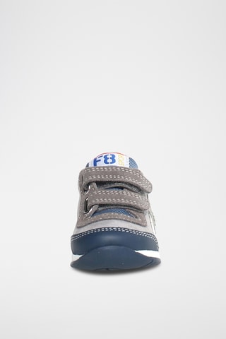 Sneakers in pelle - Blu e grigio