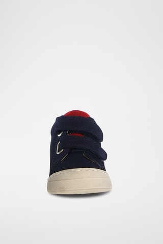Sneakers in pelle - Navy e verde