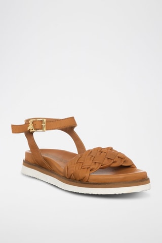 Sandali in pelle - Cammello
