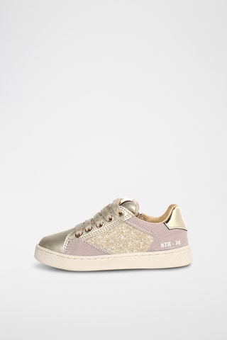 Sneakers - Argentato e beige