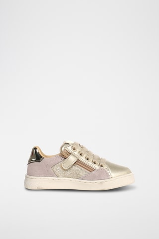 Sneakers - Argentato e beige