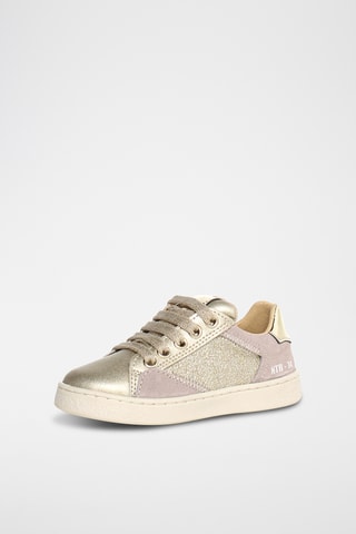 Sneakers - Argentato e beige
