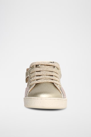 Sneakers - Argentato e beige