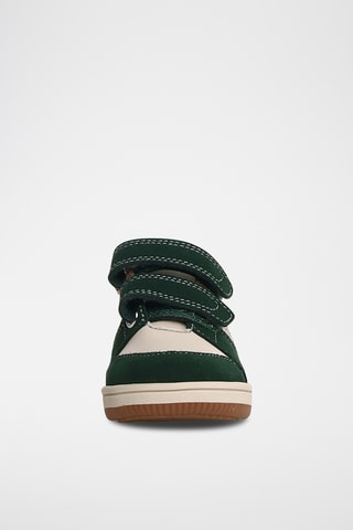 Sneakers in pelle - Bianco e verde