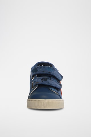 Sneakers in pelle - Blu e multicolore
