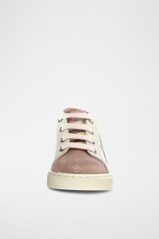Sneakers in pelle - Bianco e rosa