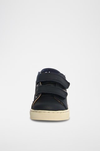 Sneakers in pelle - Beige e blu