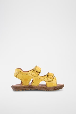 Sandali in pelle - Giallo