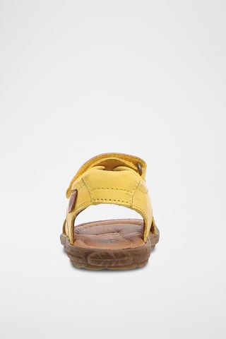 Sandali in pelle - Giallo
