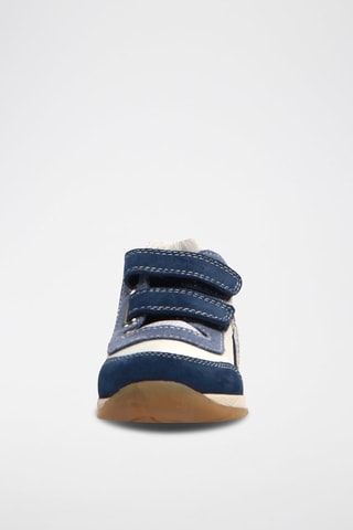 Sneakers in pelle - Bianco e blu