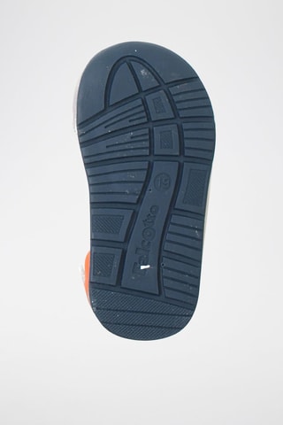 Sneakers in pelle New Ferdi - Bianco, giallo, arancione e grigio