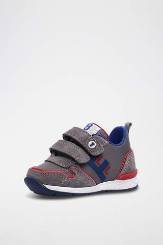 Sneakers in pelle scamosciata - Grigio